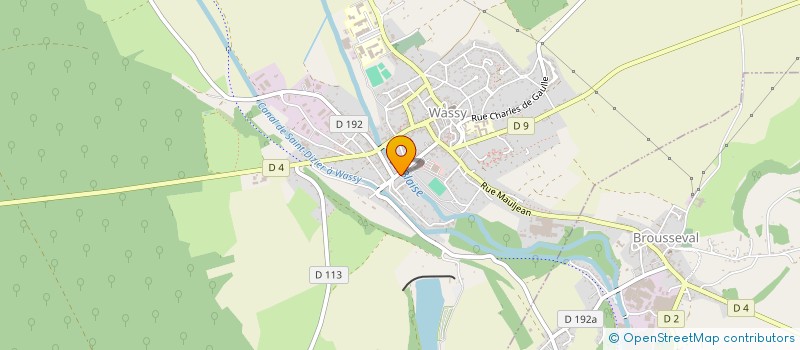 localisation de l'entreprise LES TROIS C à VAUX-SUR-BLAISE