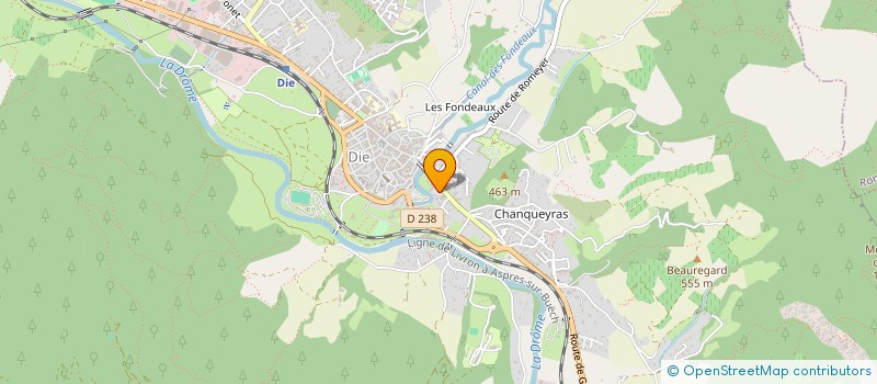 localisation de l'entreprise LES TROIS C à DIE