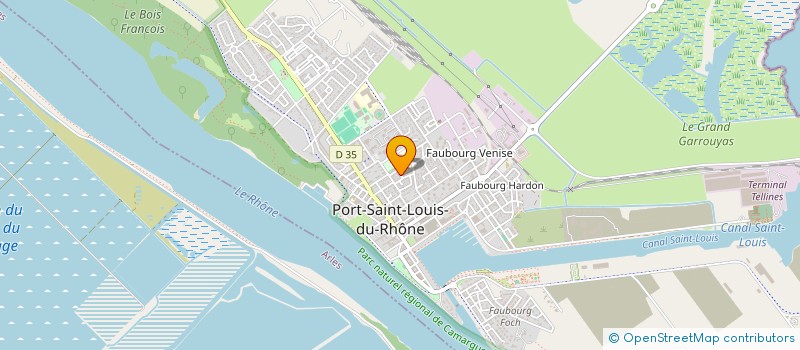 localisation de l'entreprise LES TROIS C à PORT-SAINT-LOUIS-DU-RHONE