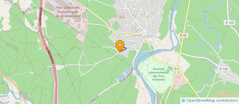 localisation de l'entreprise LES TROIS C  CANET