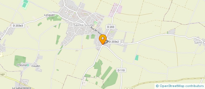 localisation de l'entreprise LES TROIS CANONS  SAINTE-SOULLE