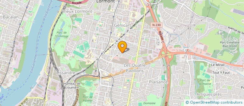 localisation de l'entreprise LES TROIS CARAVELLES à LORMONT