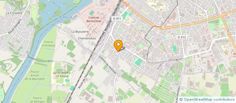 localisation de l'entreprise LES TROIS CARO à ANGERS