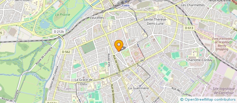 localisation de l'entreprise LES TROIS CAROTTES à CAEN