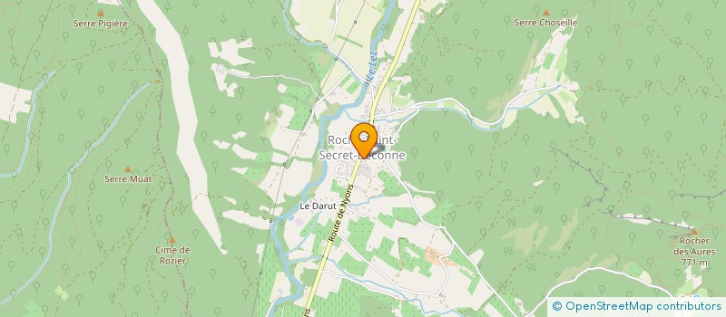 localisation de l'entreprise LES TROIS CERISIERS  TAULIGNAN