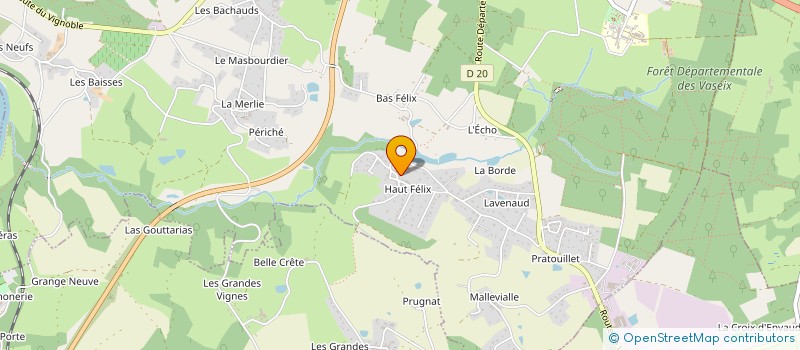 localisation de l'entreprise LES TROIS CHARLES  VERNEUIL-SUR-VIENNE