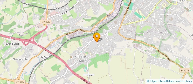 localisation de l'entreprise LES TROIS CHATAIGNIERS  SAINT-JEAN-DE-MOIRANS