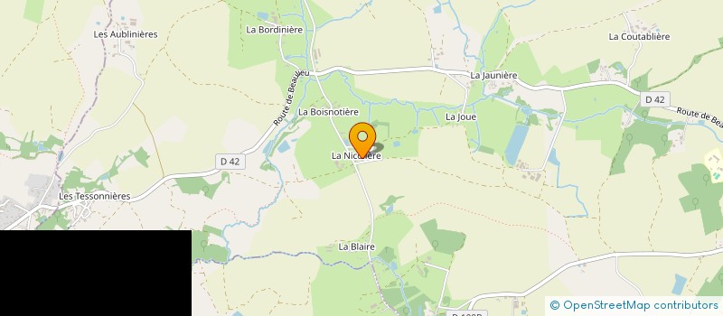 localisation de l'entreprise LES TROIS CHENES  VENANSAULT