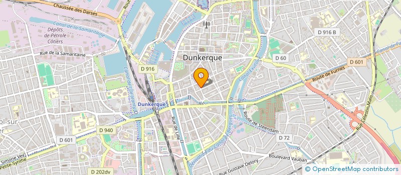 localisation de l'entreprise LES TROIS CHENES à DUNKERQUE