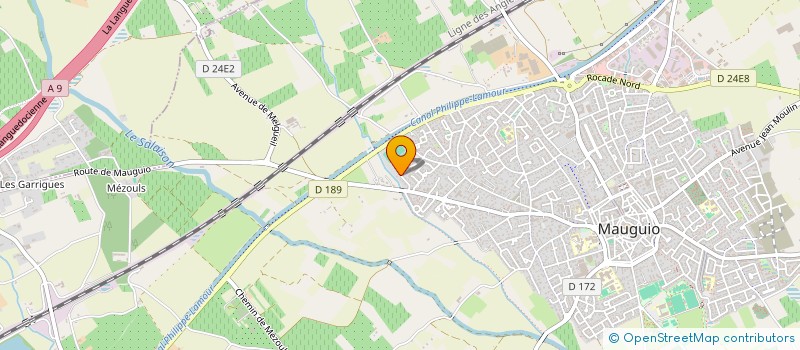 localisation de l'entreprise LES TROIS CHENES  MAUGUIO
