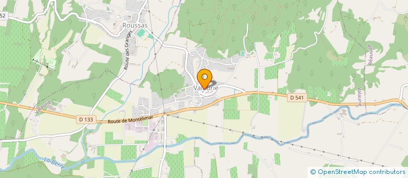 localisation de l'entreprise LES TROIS CHENES  GRIGNAN