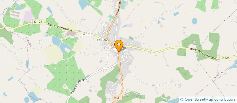 localisation de l'entreprise LES TROIS CLES  CANCON