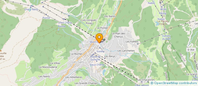 localisation de l'entreprise LES TROIS COLLINES  LES GETS