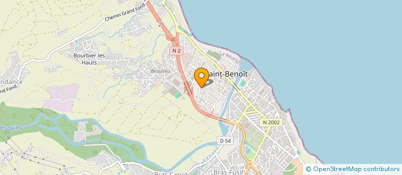 localisation de l'entreprise LES TROIS COLLINES à SAINT-BENOIT