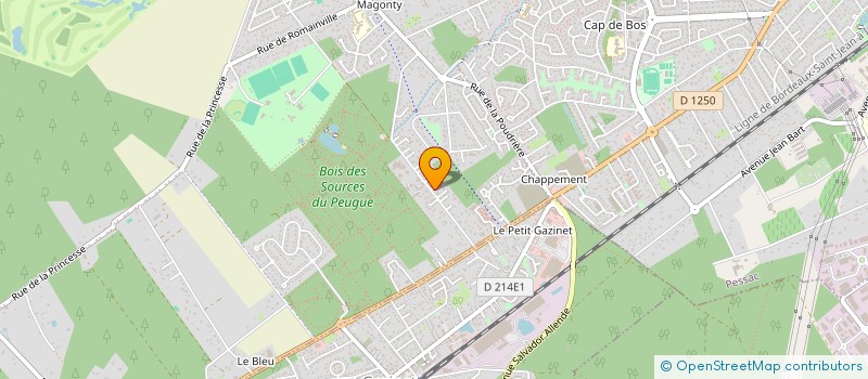 localisation de l'entreprise LES TROIS COLONNES  PESSAC