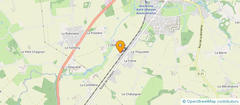 localisation de l'entreprise LES TROIS COMMUNES  BOIS-DE-CENE