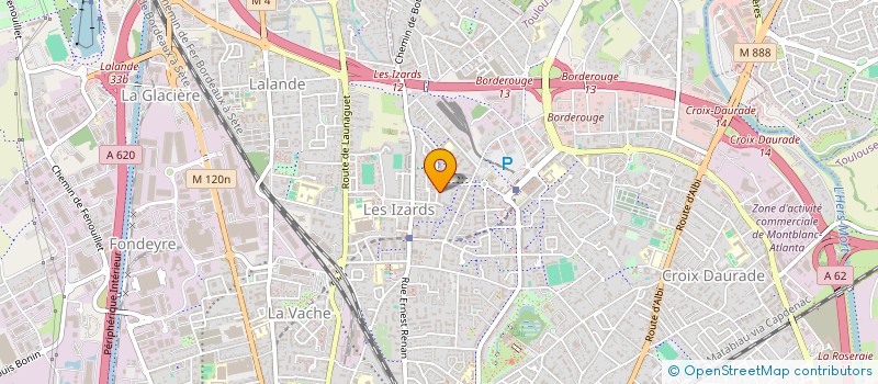 localisation de l'entreprise LES TROIS COMPTINES à TOULOUSE