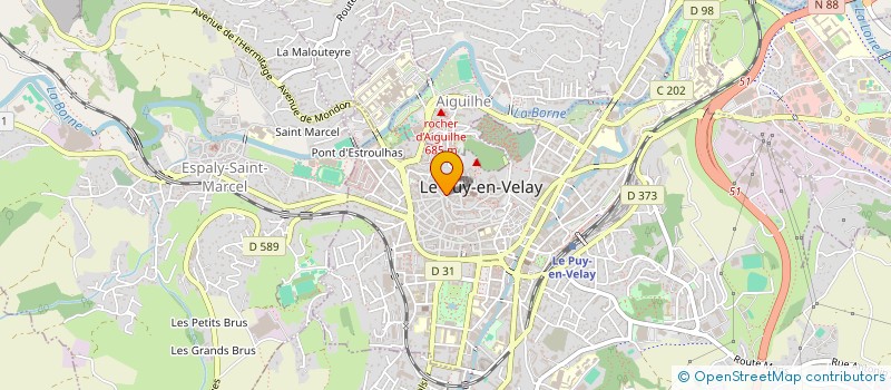 localisation de l'entreprise LES TROIS CORNEILLES  LE PUY-EN-VELAY