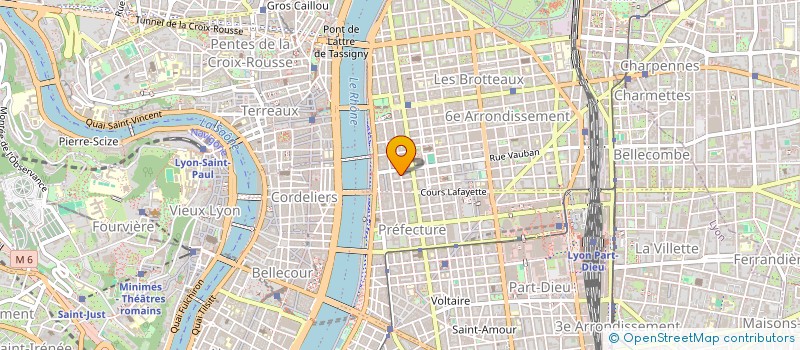 localisation de l'entreprise LES TROIS COURONNES  LYON