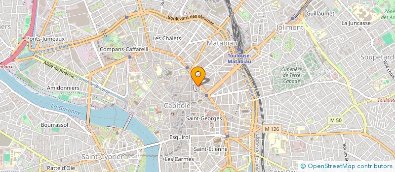 localisation de l'entreprise LES TROIS COURONNES à TOULOUSE