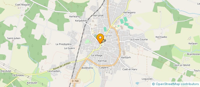 localisation de l'entreprise LES TROIS DAUPHINS  PLUVIGNER