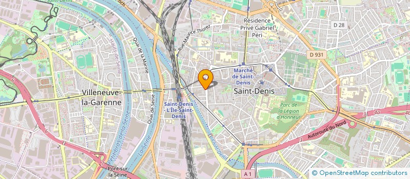 localisation de l'entreprise LES TROIS DAUPHINS à SAINT-DENIS