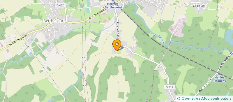 localisation de l'entreprise LES TROIS DELICES  HERMES