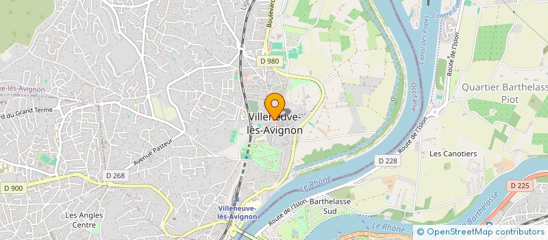 localisation de l'entreprise LES TROIS DES à VILLENEUVE-LES-AVIGNON
