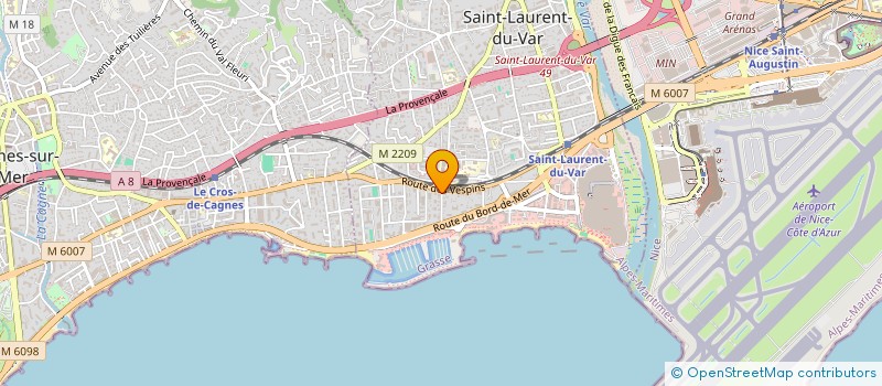 localisation de l'entreprise LES TROIS EPIS à SAINT-LAURENT-DU-VAR