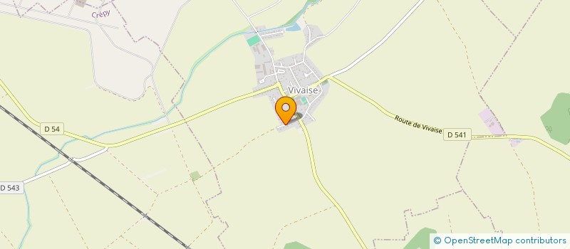 localisation de l'entreprise LES TROIS F  VIVAISE