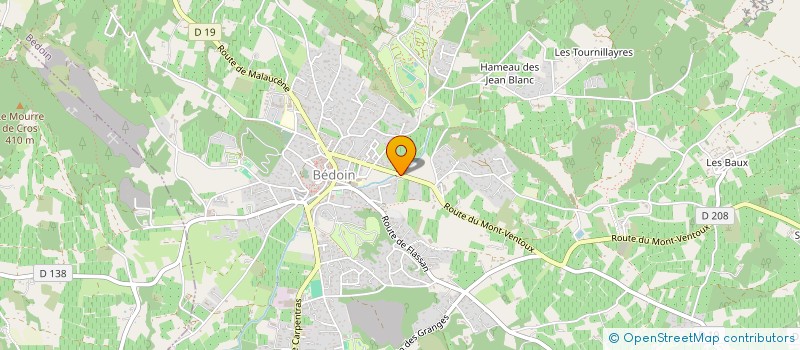 localisation de l'entreprise LES TROIS F  BEDOIN