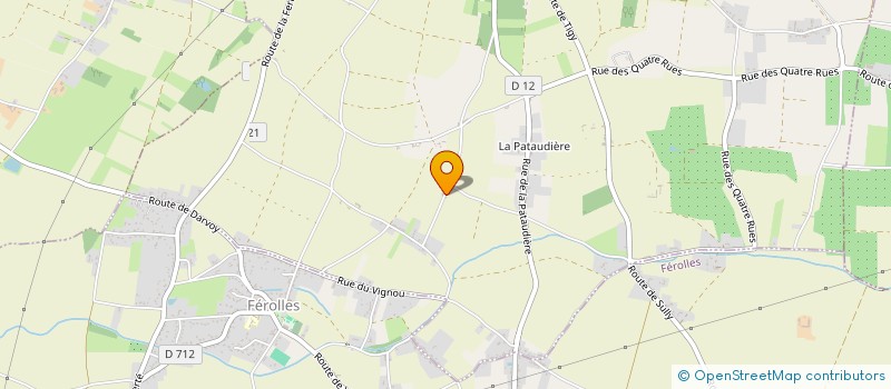 localisation de l'entreprise LES TROIS FERMES à JARGEAU