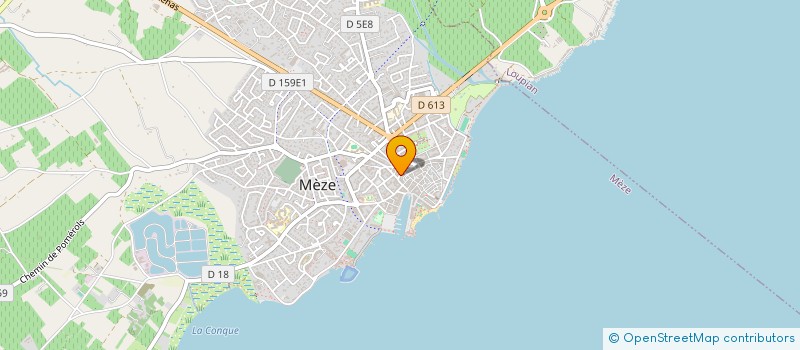 localisation de l'entreprise LES TROIS FERMETURES à MEZE