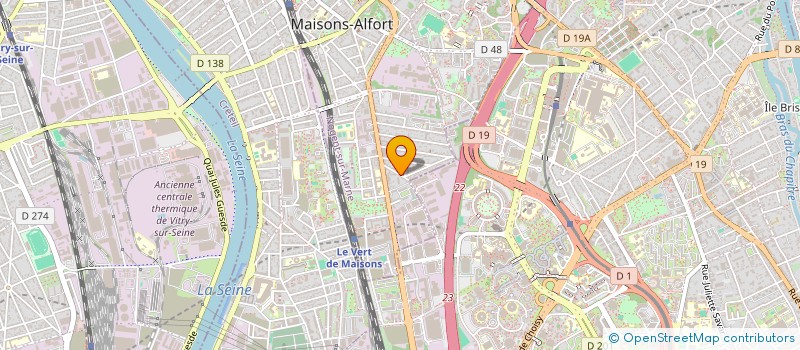 localisation de l'entreprise LES TROIS FEUX  MAISONS-ALFORT