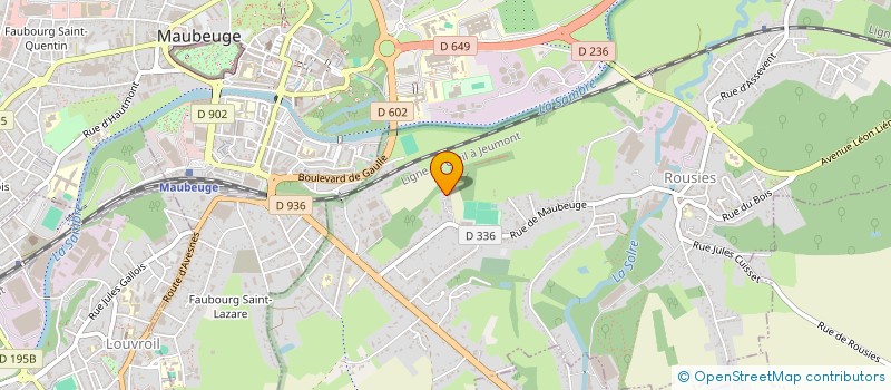 localisation de l'entreprise LES TROIS FILS  ROUSIES