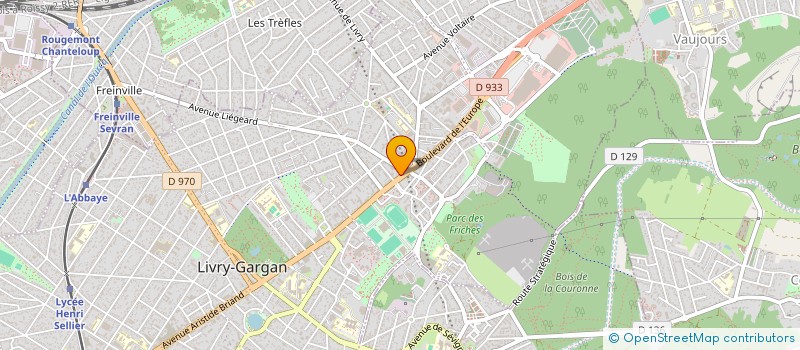 localisation de l'entreprise LES TROIS FLEURS à LIVRY-GARGAN