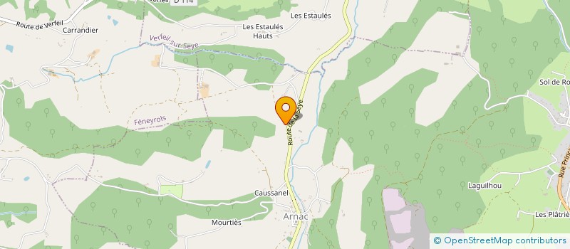 localisation de l'entreprise LES TROIS FLEURS  VAREN