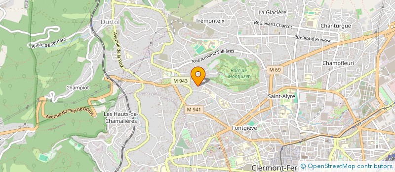 localisation de l'entreprise LES TROIS FONTAINES  GELLES