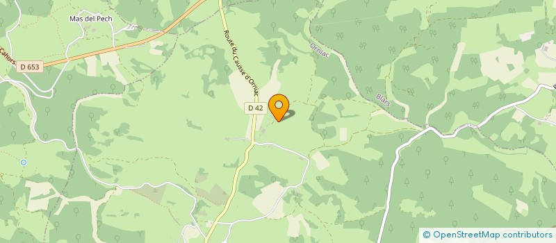 localisation de l'entreprise LES TROIS FONTS  ORNIAC