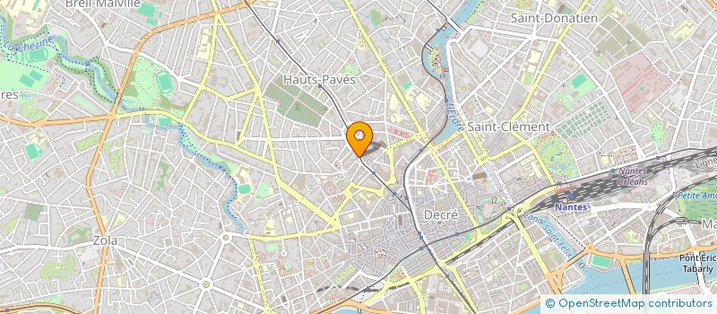 localisation de l'entreprise LES TROIS FOSSES à NANTES