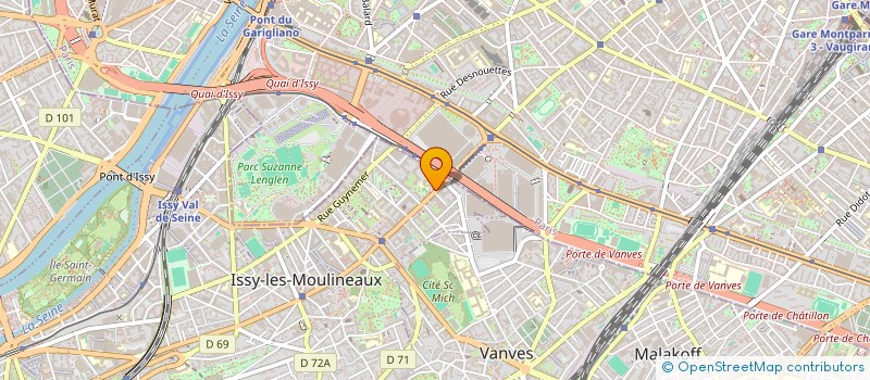 localisation de l'entreprise LES TROIS FRERES à ISSY-LES-MOULINEAUX