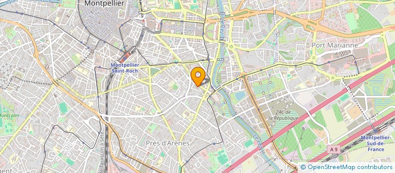 localisation de l'entreprise LES TROIS FRERES  SAINT-GELY-DU-FESC