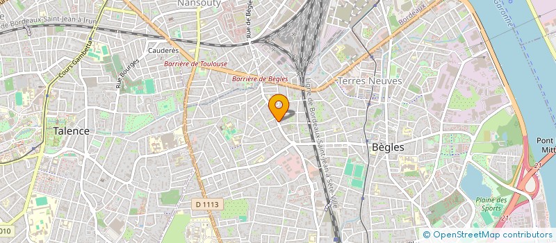 localisation de l'entreprise LES TROIS FRERES à BEGLES