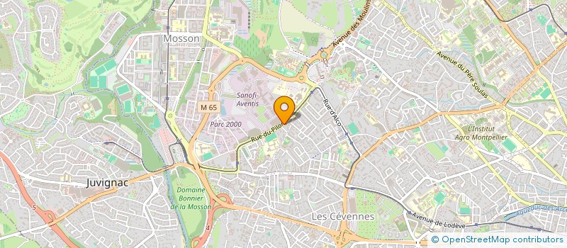 localisation de l'entreprise LES TROIS FRERES à MONTPELLIER
