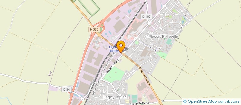 localisation de l'entreprise LES TROIS FRERES  LAGNY-LE-SEC