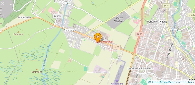 localisation de l'entreprise LES TROIS FRERES  HOUTAUD