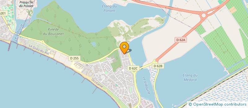 localisation de l'entreprise LES TROIS FRERES  LE GRAU-DU-ROI