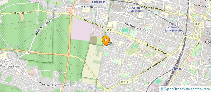 localisation de l'entreprise LES TROIS FRERES SEYHAN  COLMAR