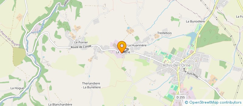localisation de l'entreprise LES TROIS FUMOIRS à ATHIS-VAL DE ROUVRE