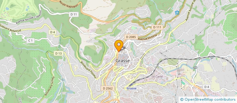 localisation de l'entreprise LES TROIS GARCONS à GRASSE